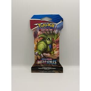Pokémon Sword & Shield Battle Styles Sleeved Booster Tyrantitar Factory Sealed